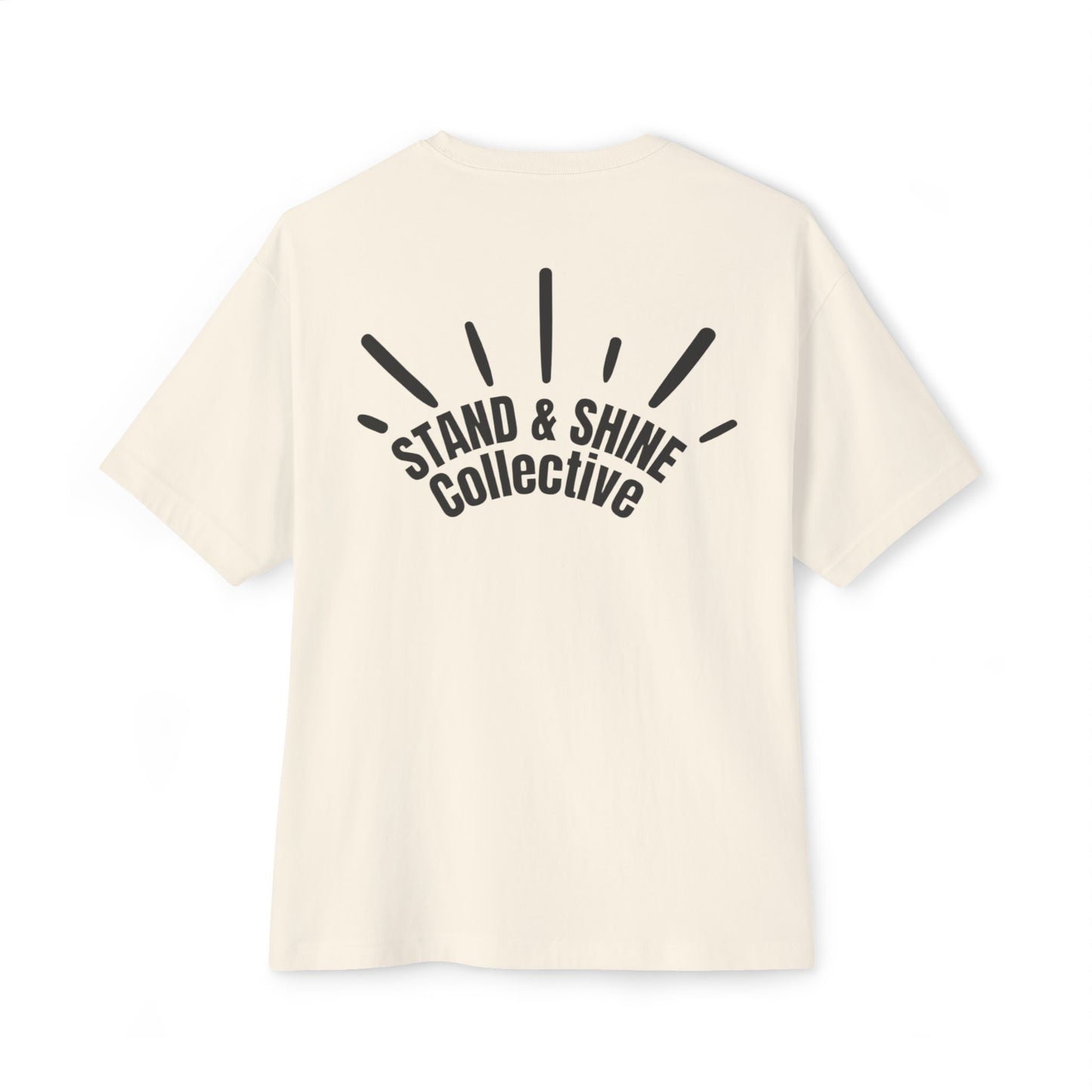 Unisex Oversized Boxy Tee - Stand & Shine Collective - Relaxed Fit, Casual Wear, Everyday Style