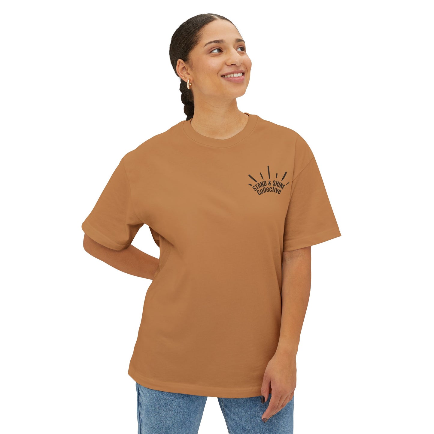 Names of Jesus Oversized Boxy Tee - Stand & Shine Collective