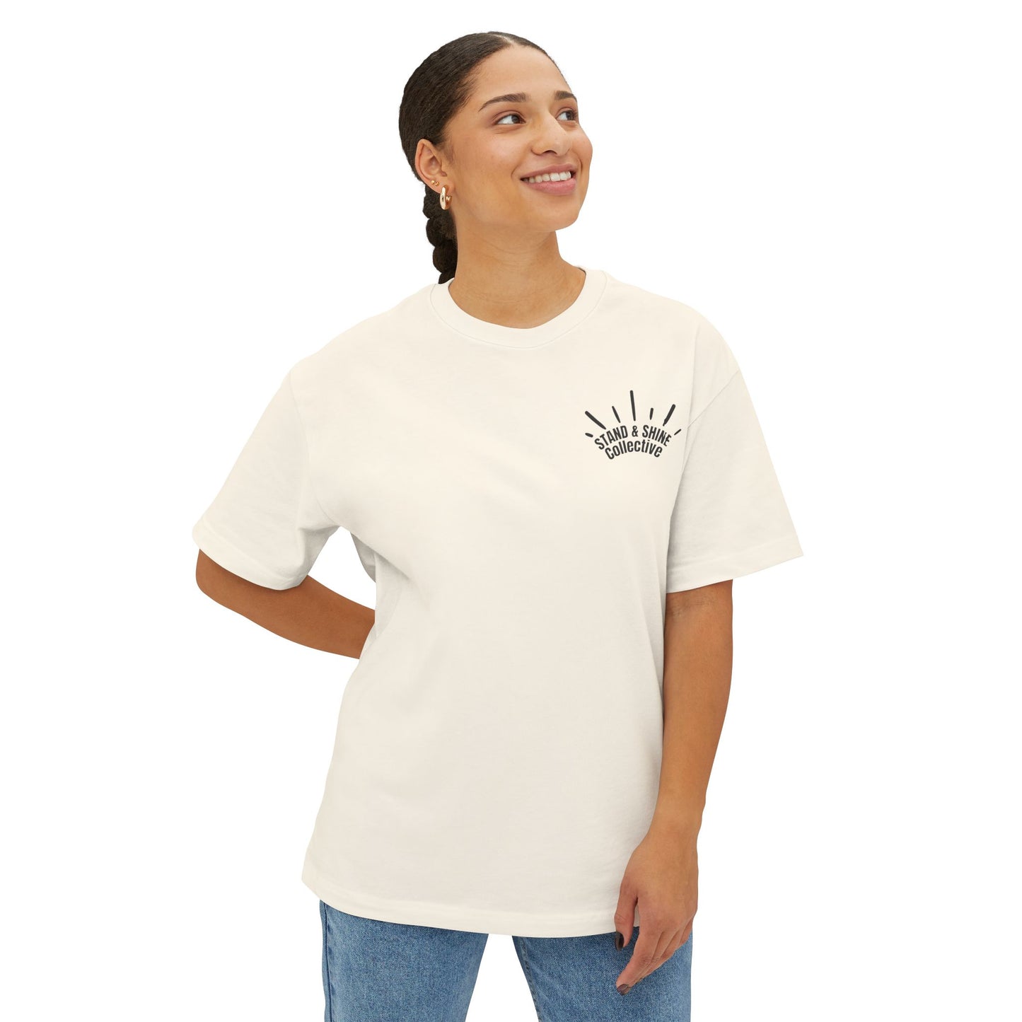 Names of Jesus Oversized Boxy Tee - Stand & Shine Collective