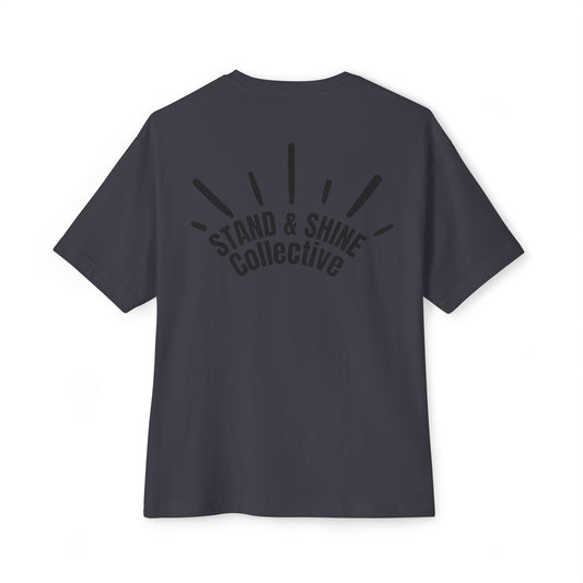 Unisex Oversized Boxy Tee - Stand & Shine Collective - Relaxed Fit, Casual Wear, Everyday Style